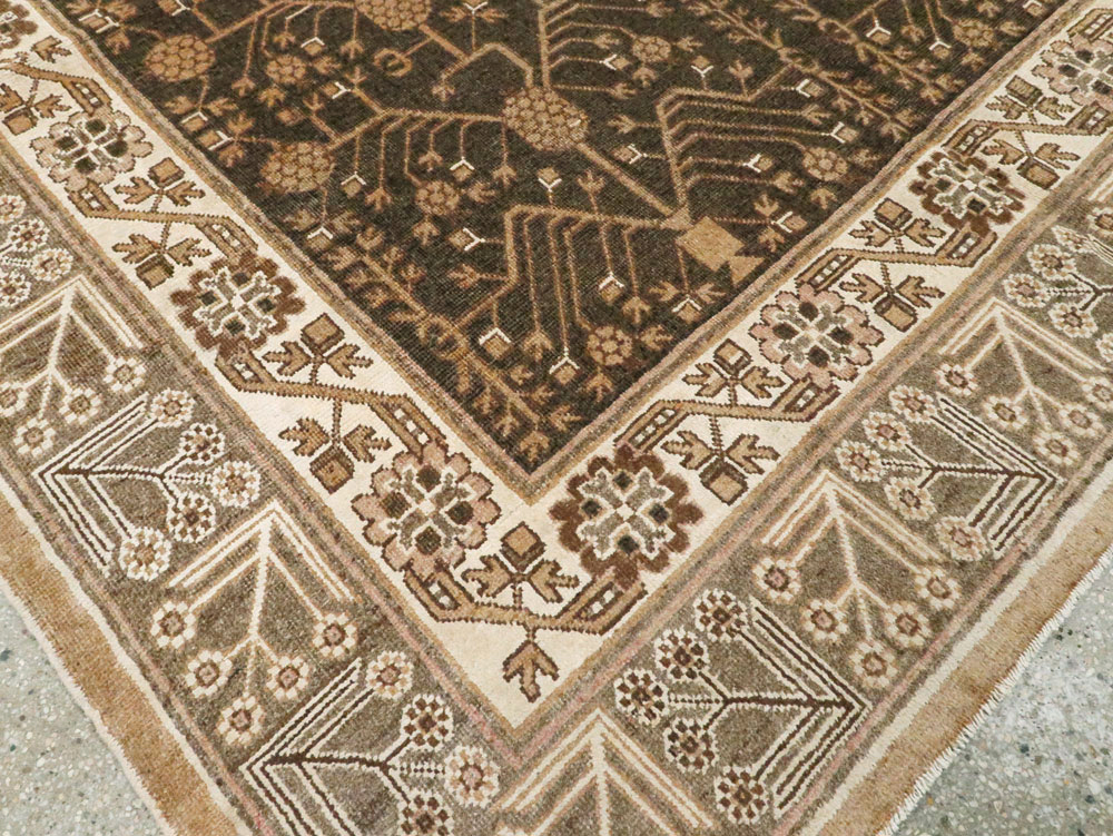 Antique East Turkestan Khotan Carpet, No.16049 - Staging