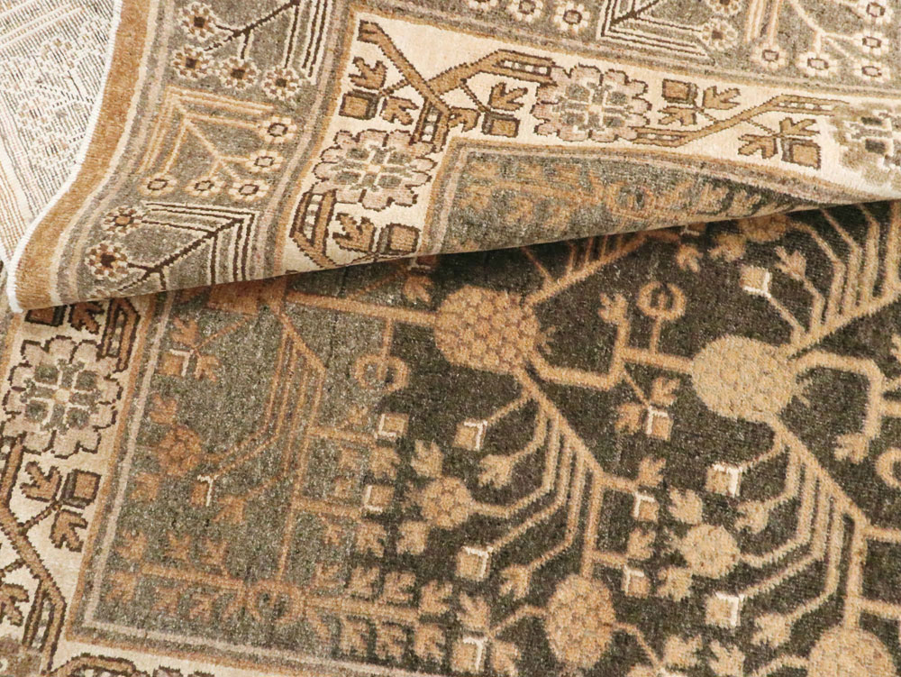 Antique East Turkestan Khotan Carpet, No.16049 - Staging