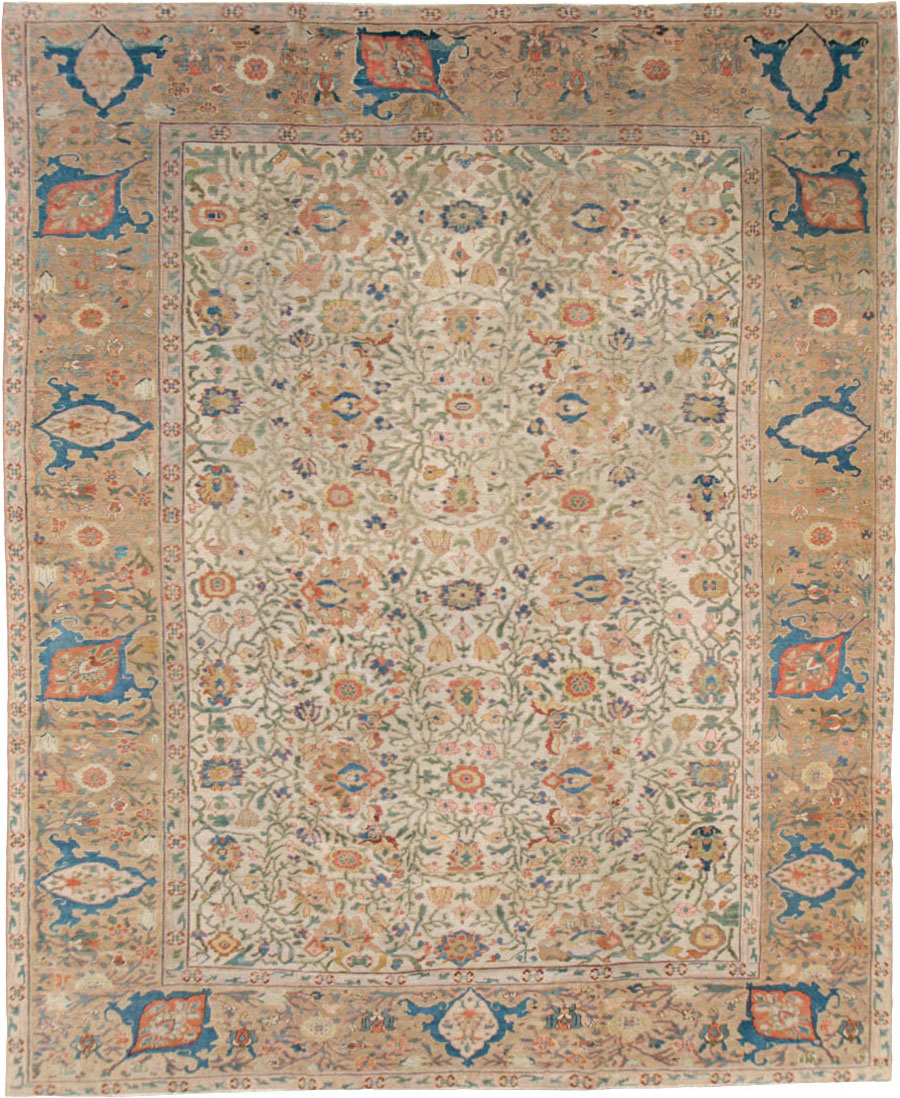 Antique Persian Sultanabad Carpet, No.16054 - Staging