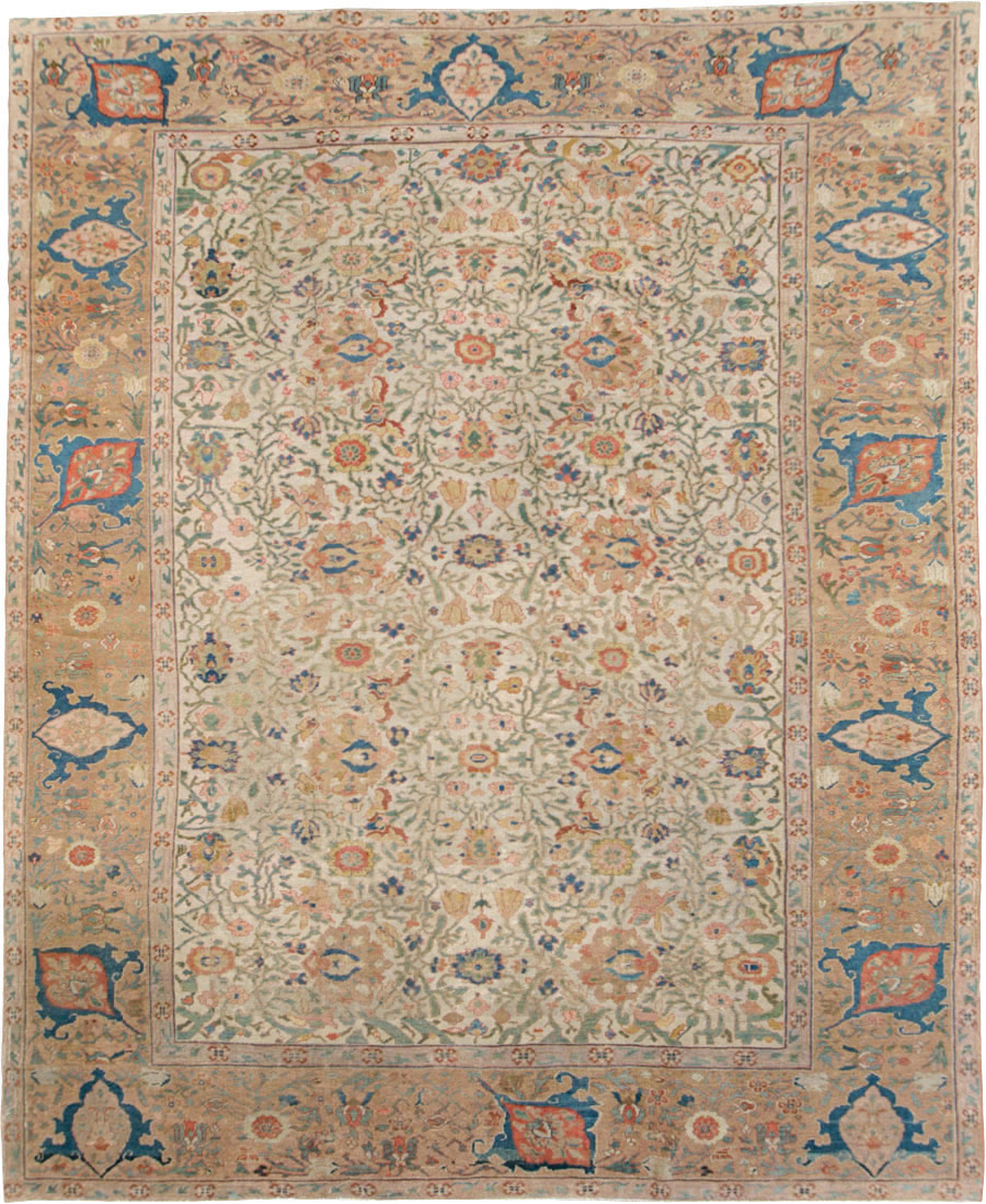 Antique Persian Sultanabad Carpet, No.16054 - Staging