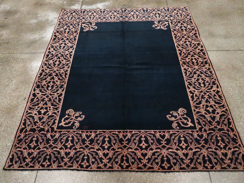 Vintage Persian Modernist Malayer Carpet, No.16081 - Staging