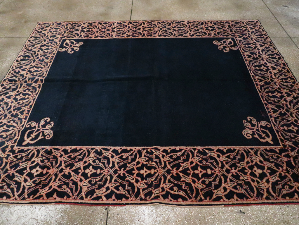 Vintage Persian Modernist Malayer Carpet, No.16081 - Staging