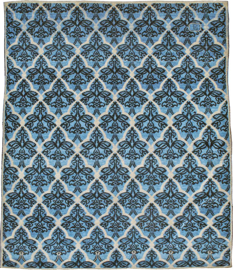 Vintage Persian Modernist Malayer Carpet, No.16082 - Staging