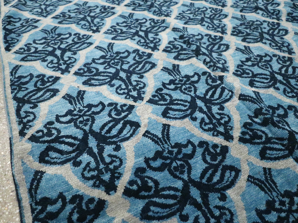 Vintage Persian Modernist Malayer Carpet, No.16082 - Staging