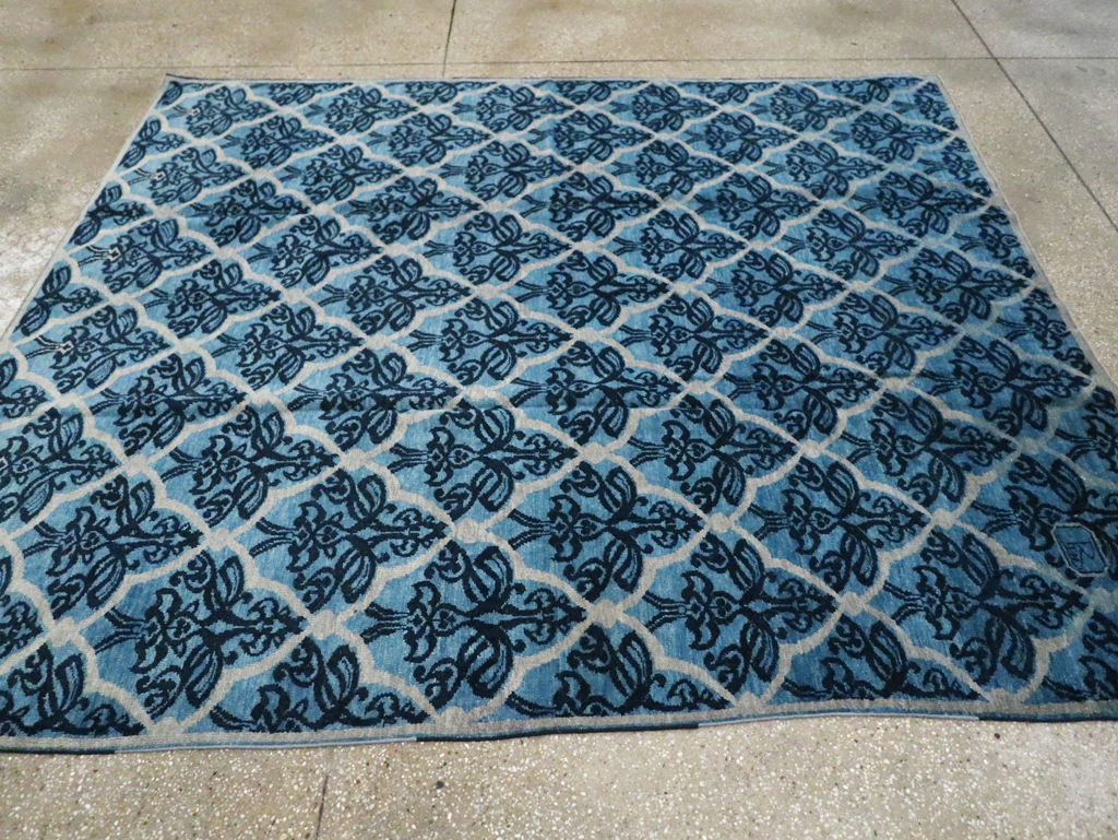 Vintage Persian Modernist Malayer Carpet, No.16082 - Staging