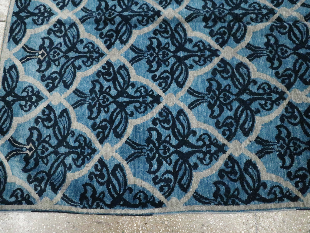 Vintage Persian Modernist Malayer Carpet, No.16082 - Staging