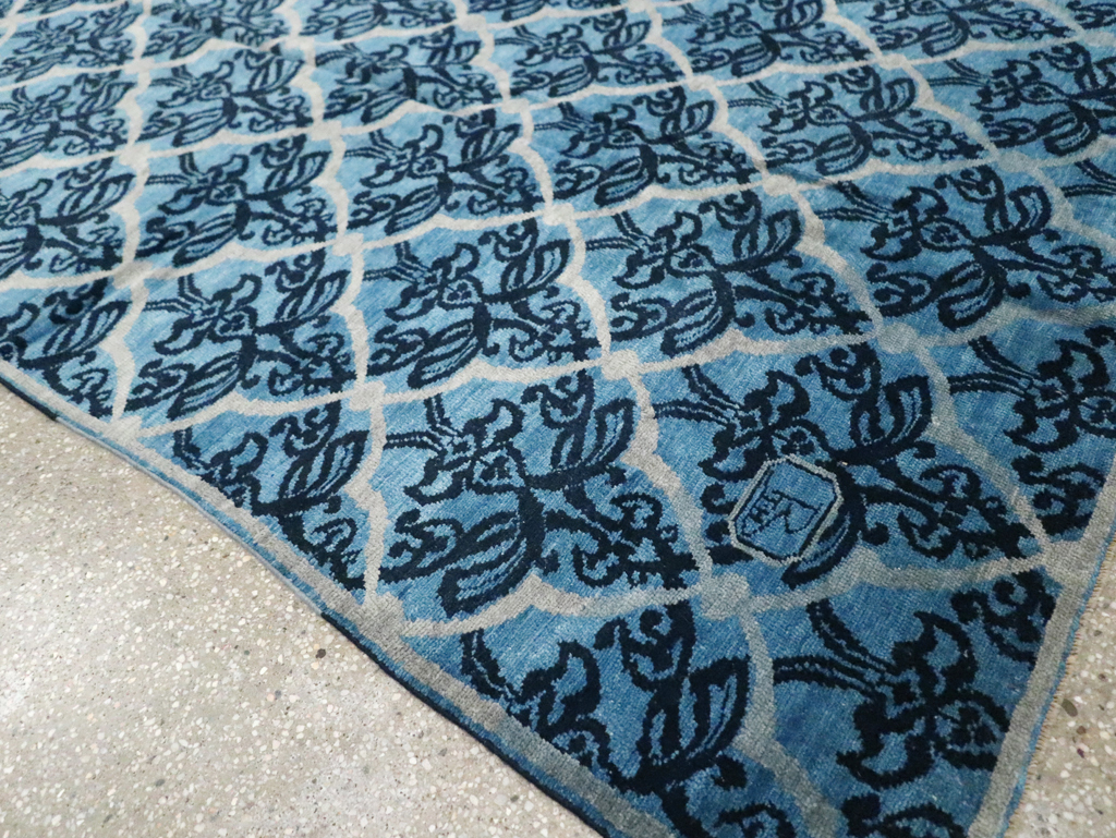 Vintage Persian Modernist Malayer Carpet, No.16082 - Staging