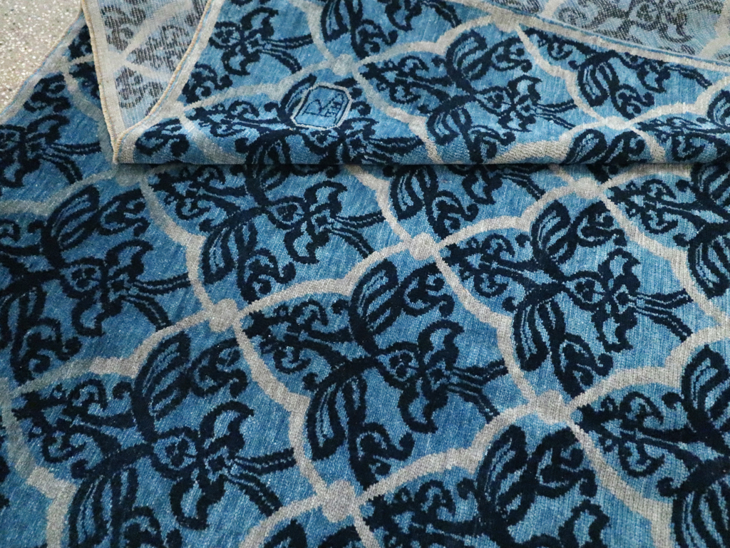 Vintage Persian Modernist Malayer Carpet, No.16082 - Staging