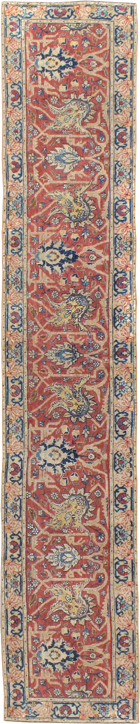 Antique Persian Tabriz Runner, No.16122 - Staging