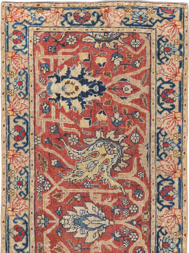 Antique Persian Tabriz Runner, No.16122 - Staging