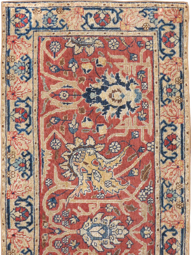 Antique Persian Tabriz Runner, No.16122 - Staging