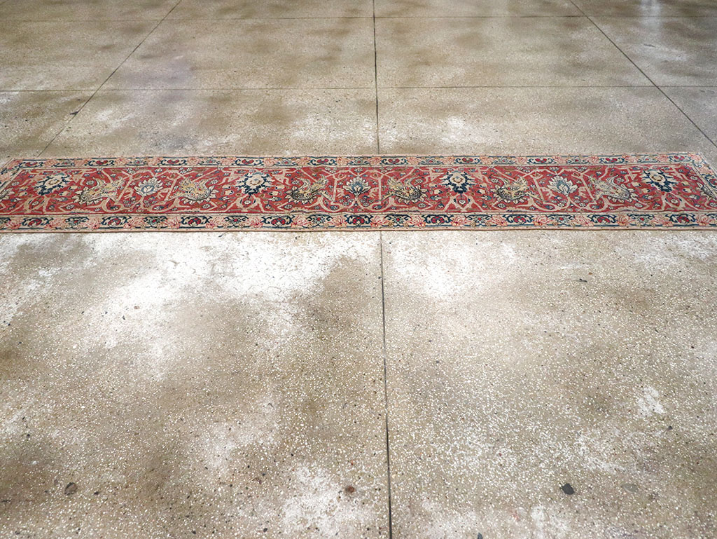 Antique Persian Tabriz Runner, No.16122 - Staging