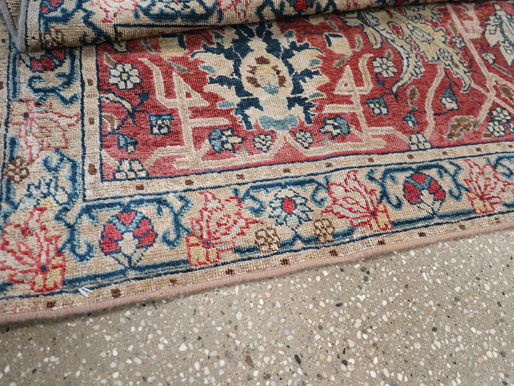 Antique Persian Tabriz Runner, No.16122 - Staging