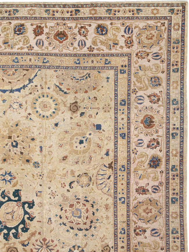 Antique Persian Tabriz Carpet, No.16127 - Staging