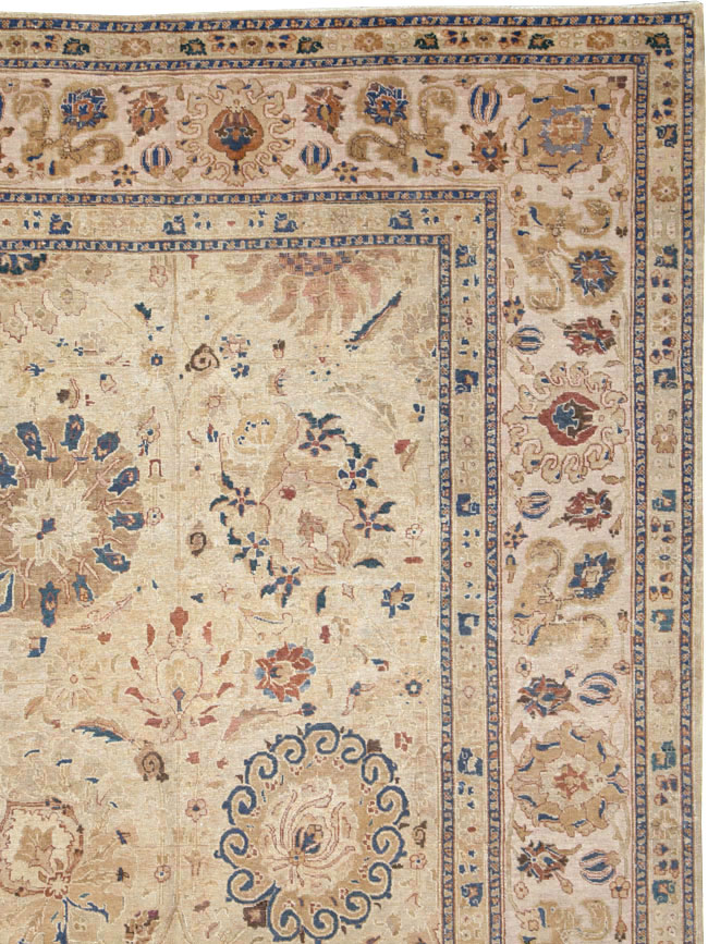Antique Persian Tabriz Carpet, No.16127 - Staging