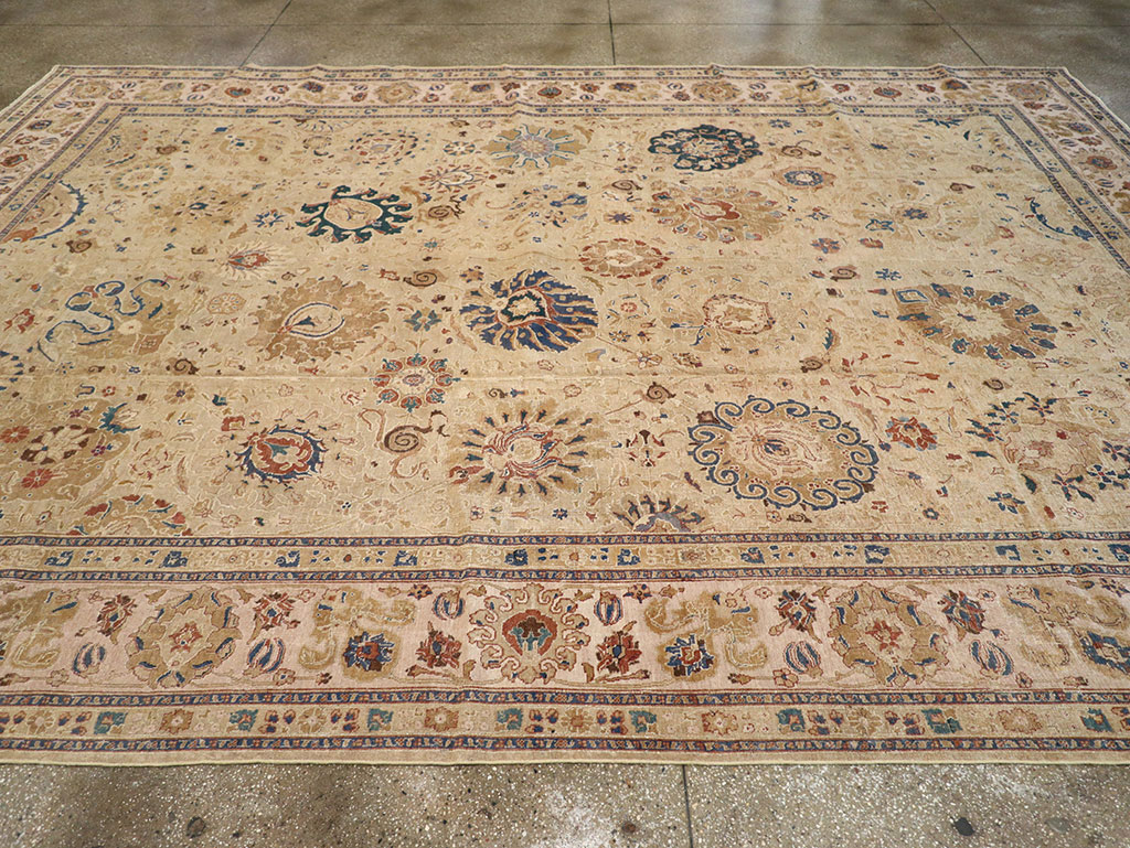 Antique Persian Tabriz Carpet, No.16127 - Staging