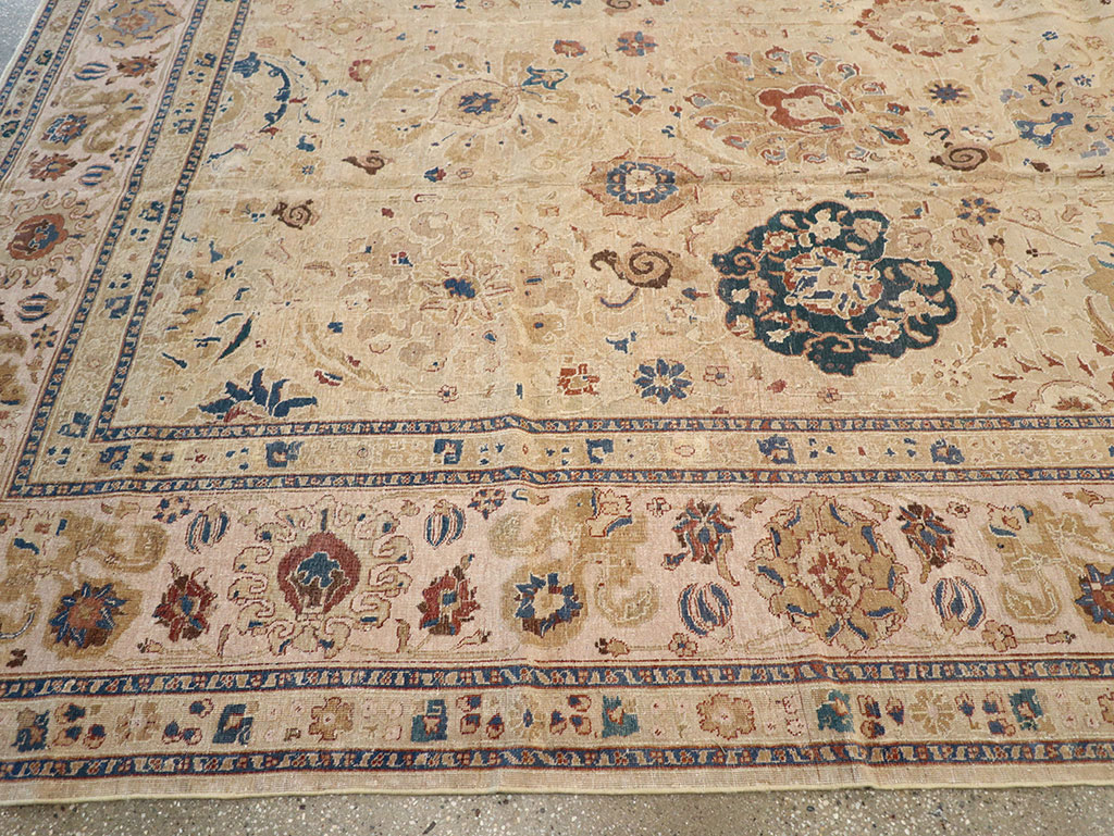 Antique Persian Tabriz Carpet, No.16127 - Staging