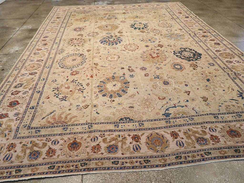Antique Persian Tabriz Carpet, No.16127 - Staging