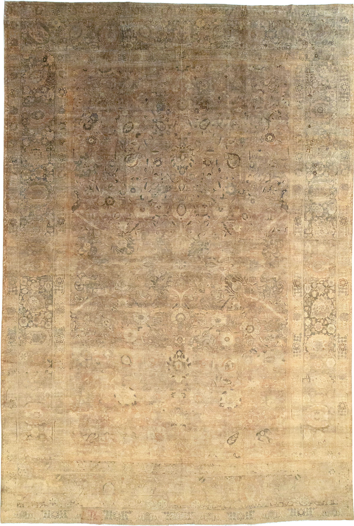 Antique Persian Tabriz Carpet, No.16134 - Staging