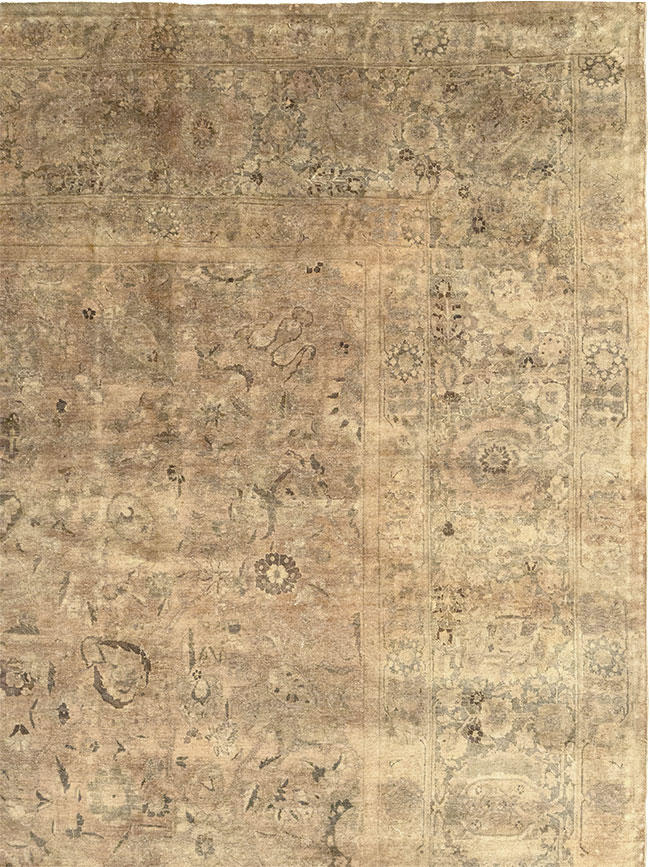 Antique Persian Tabriz Carpet, No.16134 - Staging