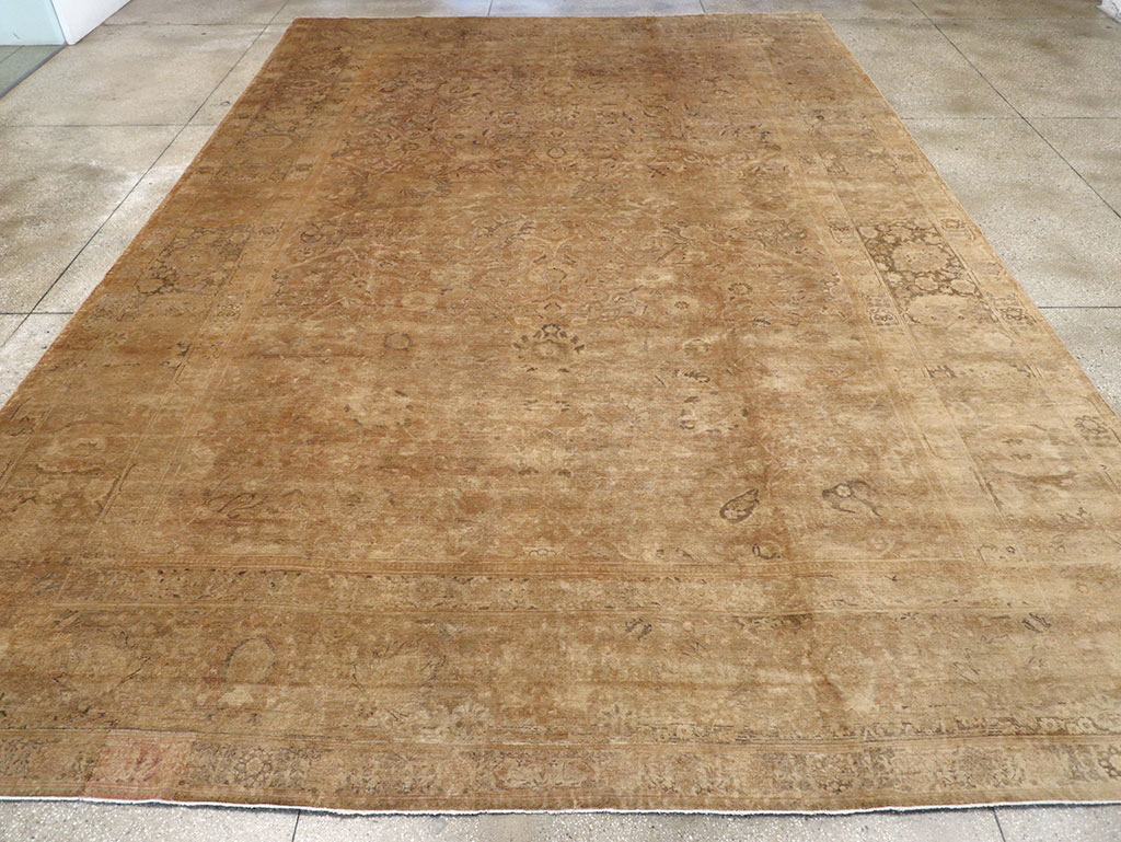 Antique Persian Tabriz Carpet, No.16134 - Staging