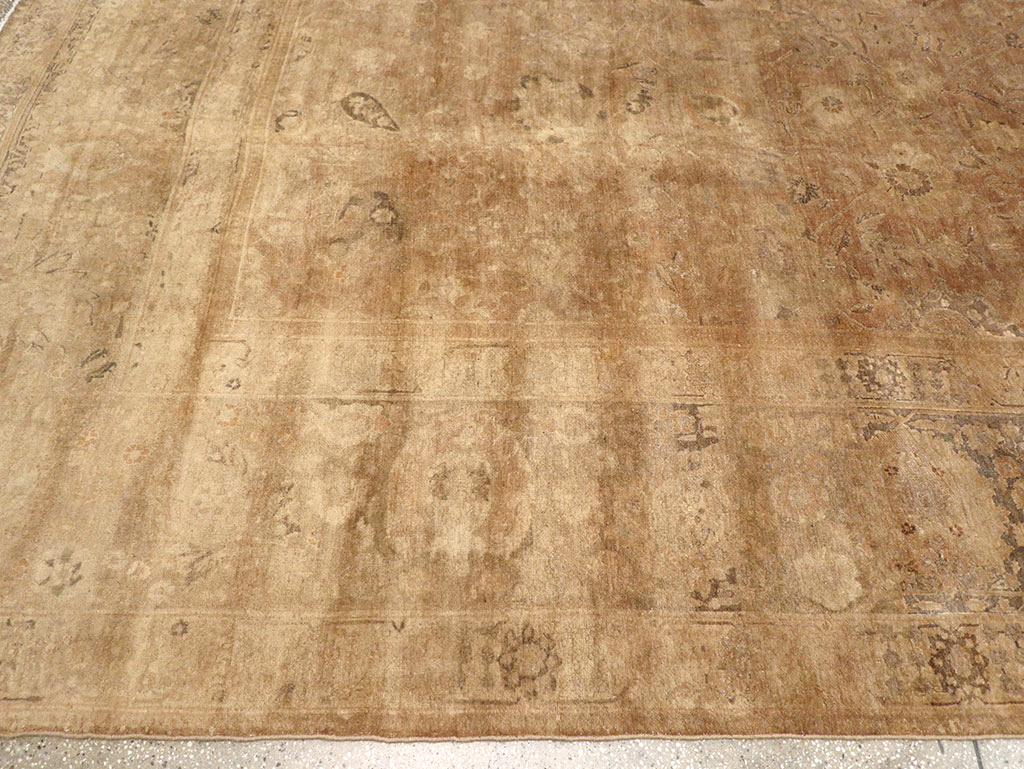 Antique Persian Tabriz Carpet, No.16134 - Staging