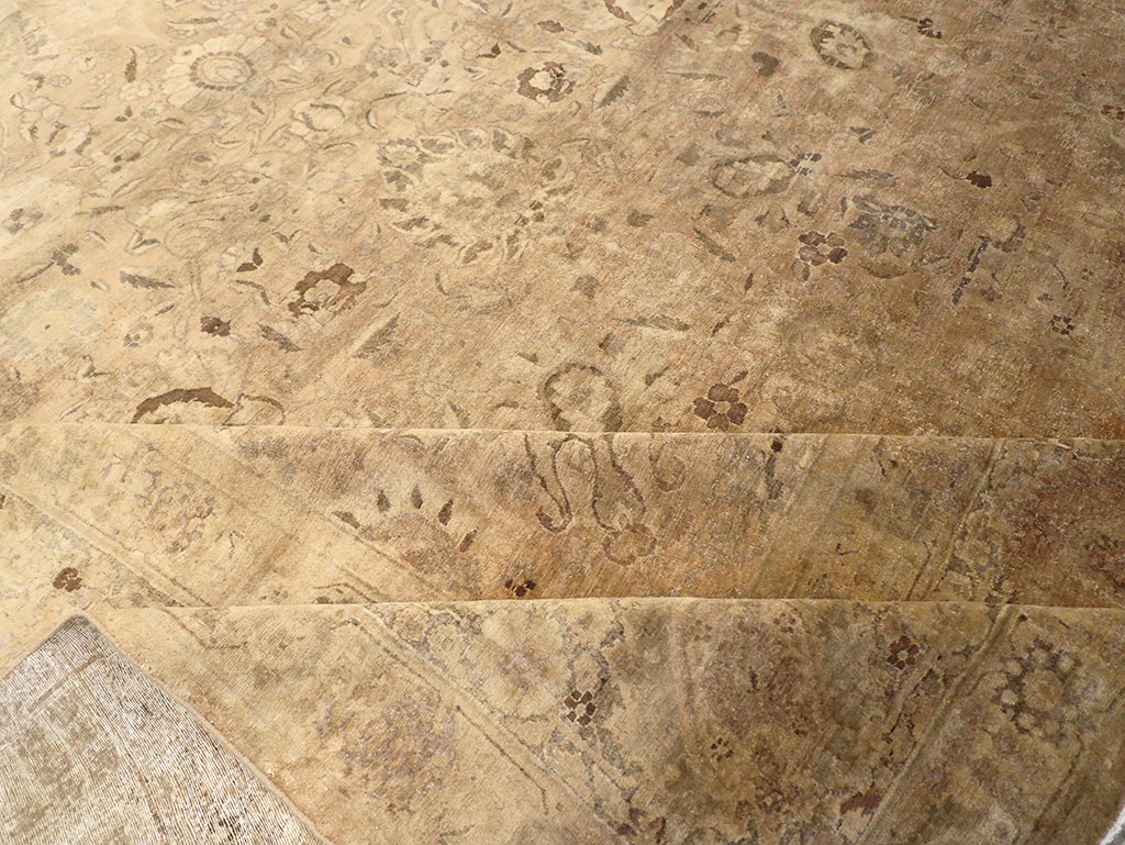 Antique Persian Tabriz Carpet, No.16134 - Staging