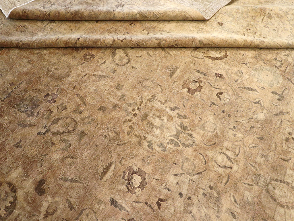 Antique Persian Tabriz Carpet, No.16134 - Staging