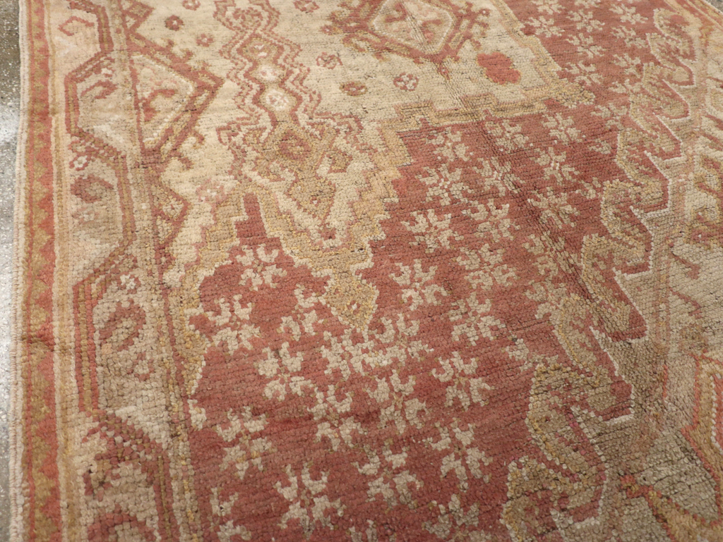 Antique Turkish Oushak  Carpet, No.16144 - Staging
