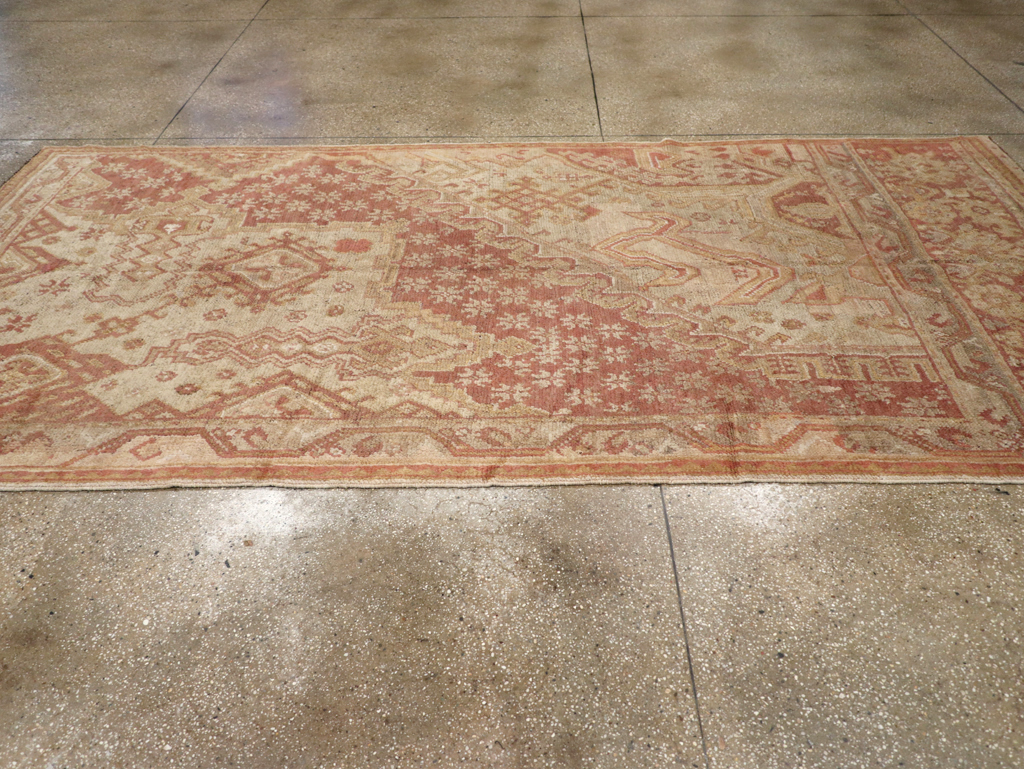 Antique Turkish Oushak  Carpet, No.16144 - Staging
