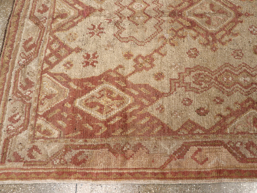 Antique Turkish Oushak  Carpet, No.16144 - Staging