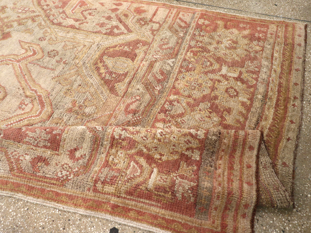 Antique Turkish Oushak  Carpet, No.16144 - Staging