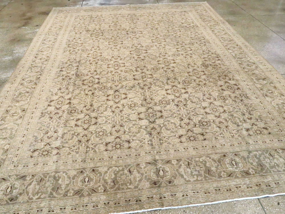 Antique Persian Tabriz Carpet, No.16194 - Staging
