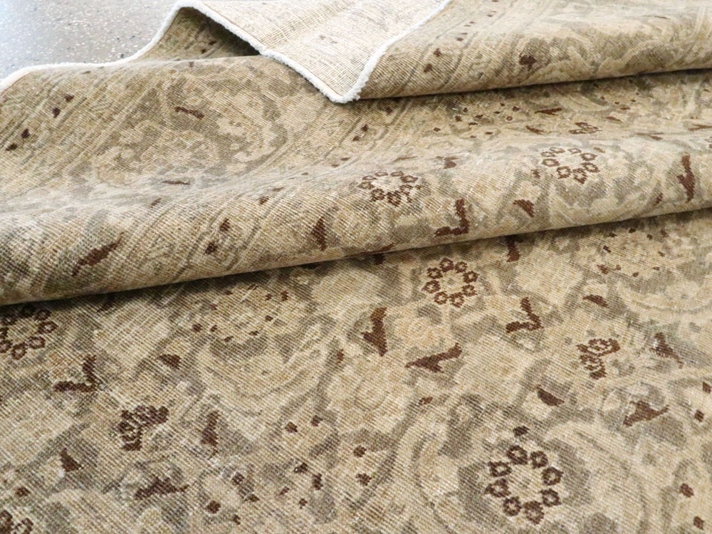 Antique Persian Tabriz Carpet, No.16194 - Staging