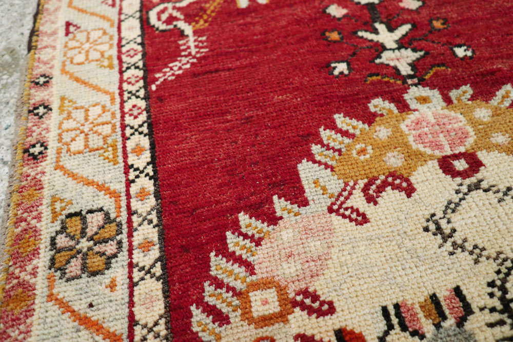 Vintage Turkish Oushak Rug, No.16198 - Staging