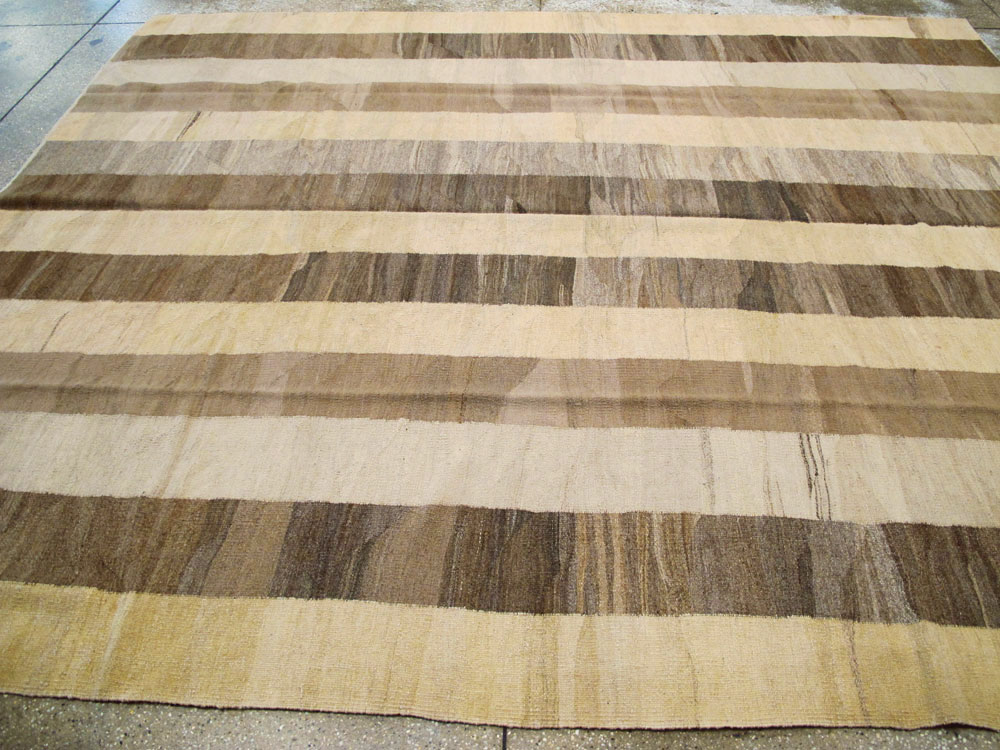 Modern Persian Kilim, No.16205 - Staging