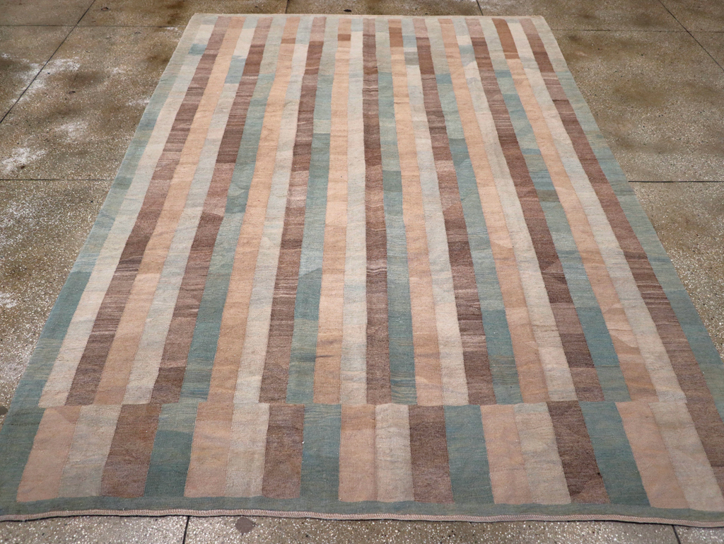Modern Persian Kilim, No.16207 - Staging