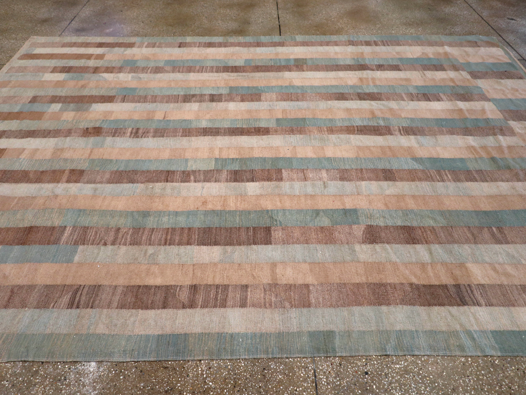 Modern Persian Kilim, No.16207 - Staging