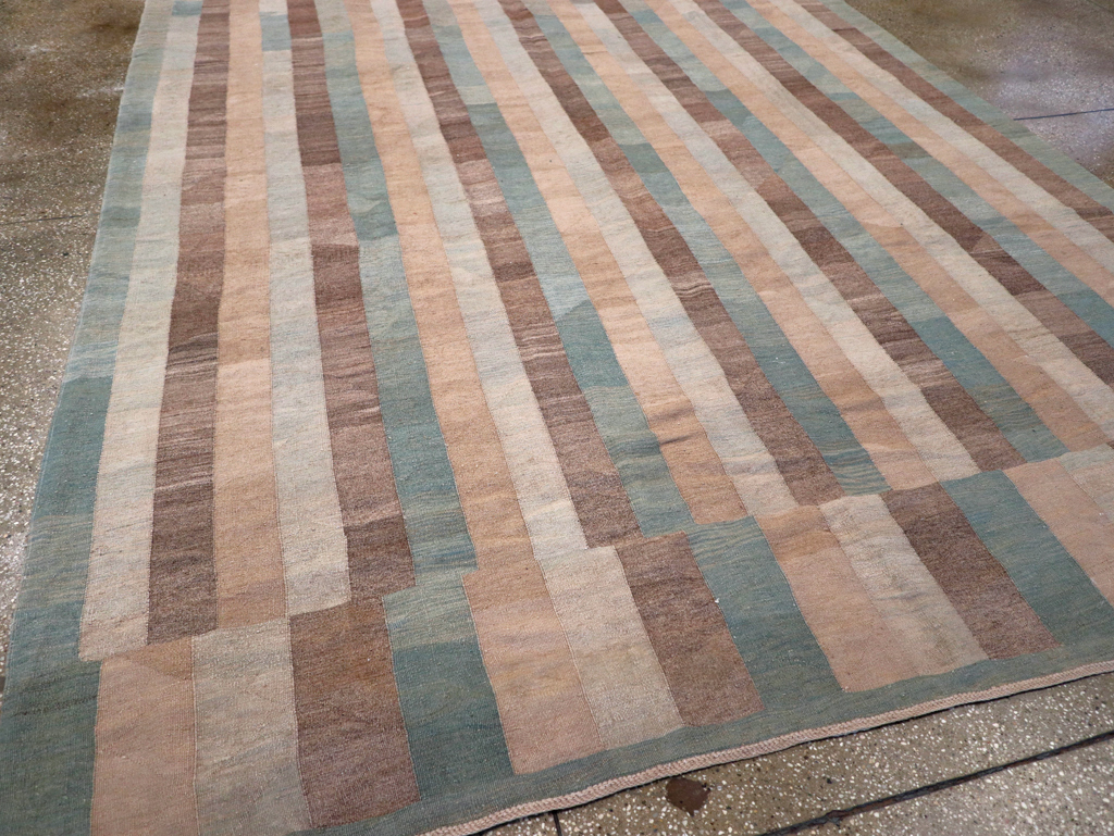 Modern Persian Kilim, No.16207 - Staging