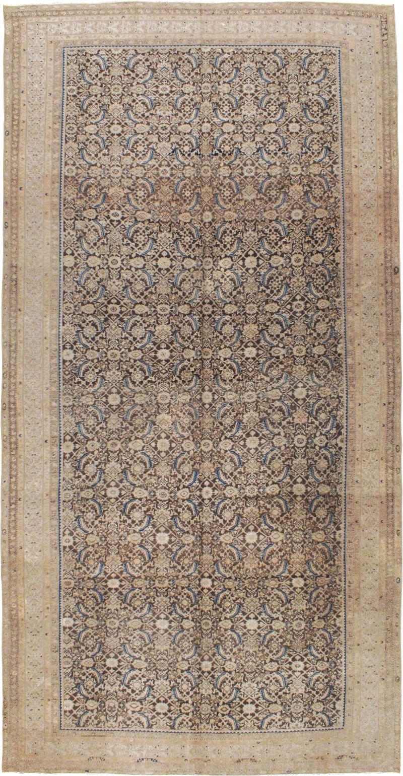 Antique Persian Malayer Carpet, No.16252 - Staging