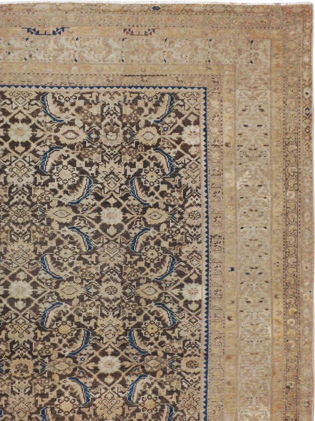Antique Persian Malayer Carpet, No.16252 - Staging
