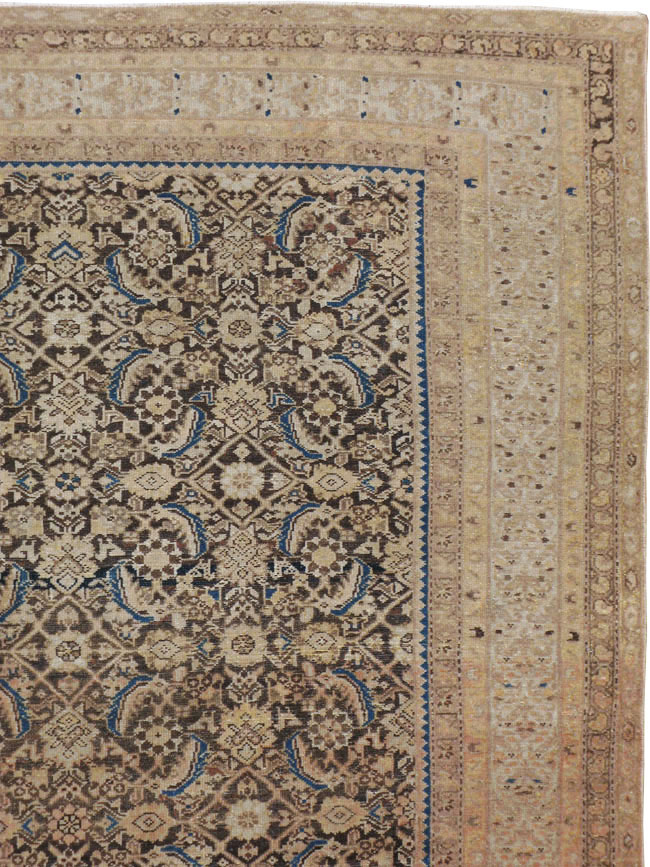 Antique Persian Malayer Carpet, No.16252 - Staging