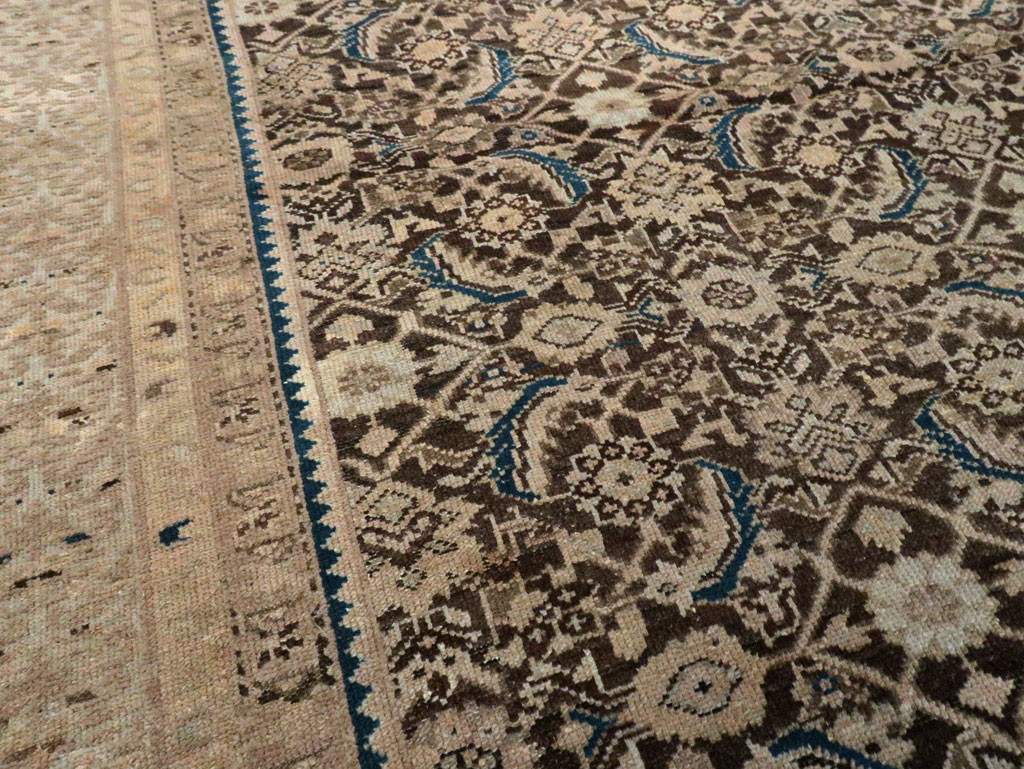 Antique Persian Malayer Carpet, No.16252 - Staging