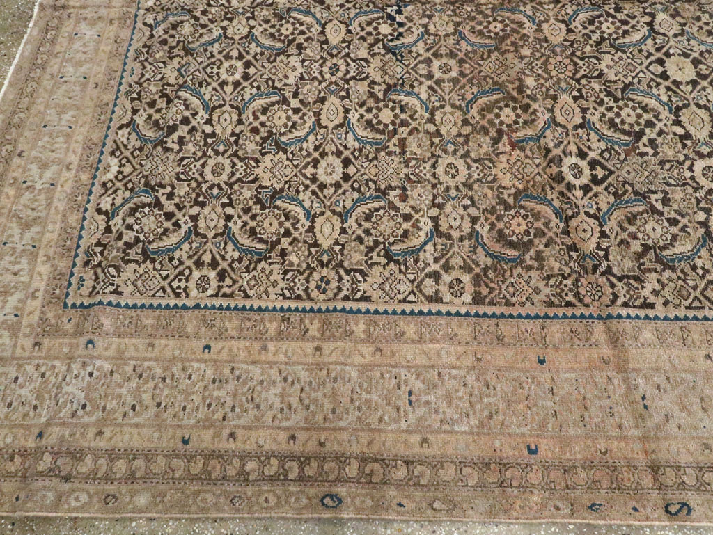 Antique Persian Malayer Carpet, No.16252 - Staging
