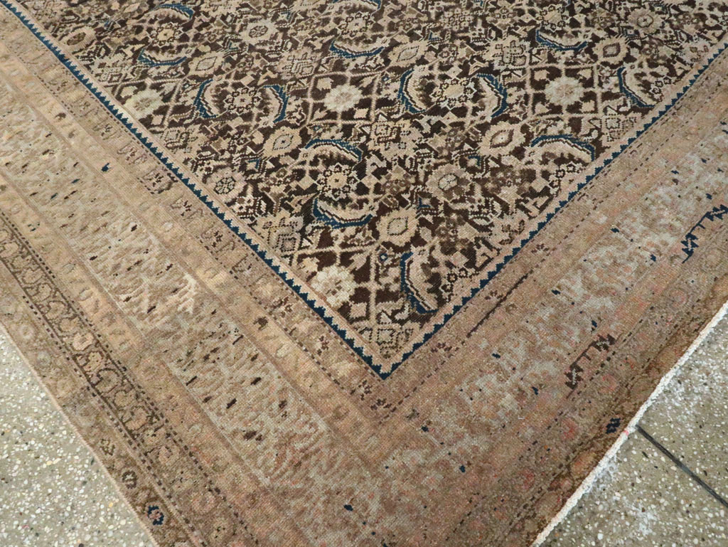 Antique Persian Malayer Carpet, No.16252 - Staging