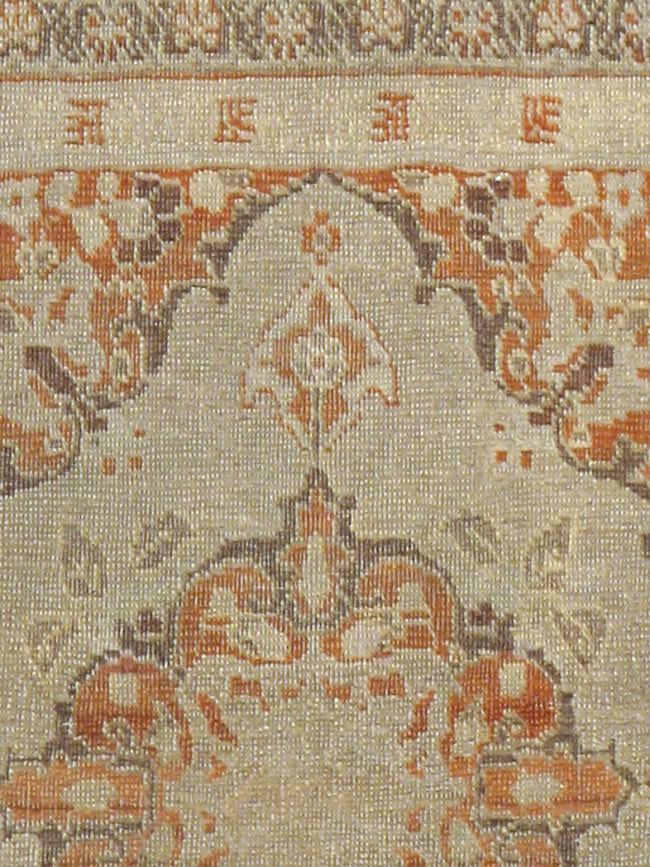 Antique Persian Tabriz Rug, No.16255 - Staging