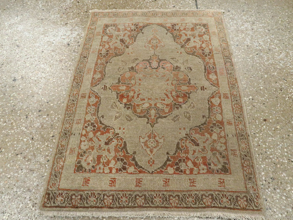 Antique Persian Tabriz Rug, No.16255 - Staging