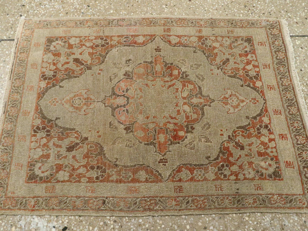 Antique Persian Tabriz Rug, No.16255 - Staging