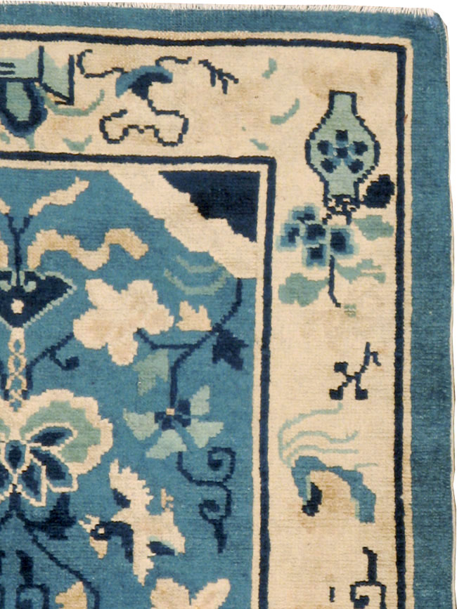 Antique Chinese Peking Rug, No.16257 - Staging