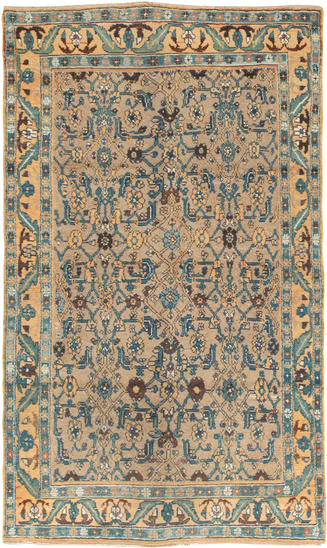 Antique Persian Kurdish Rug, No.16259 - Staging